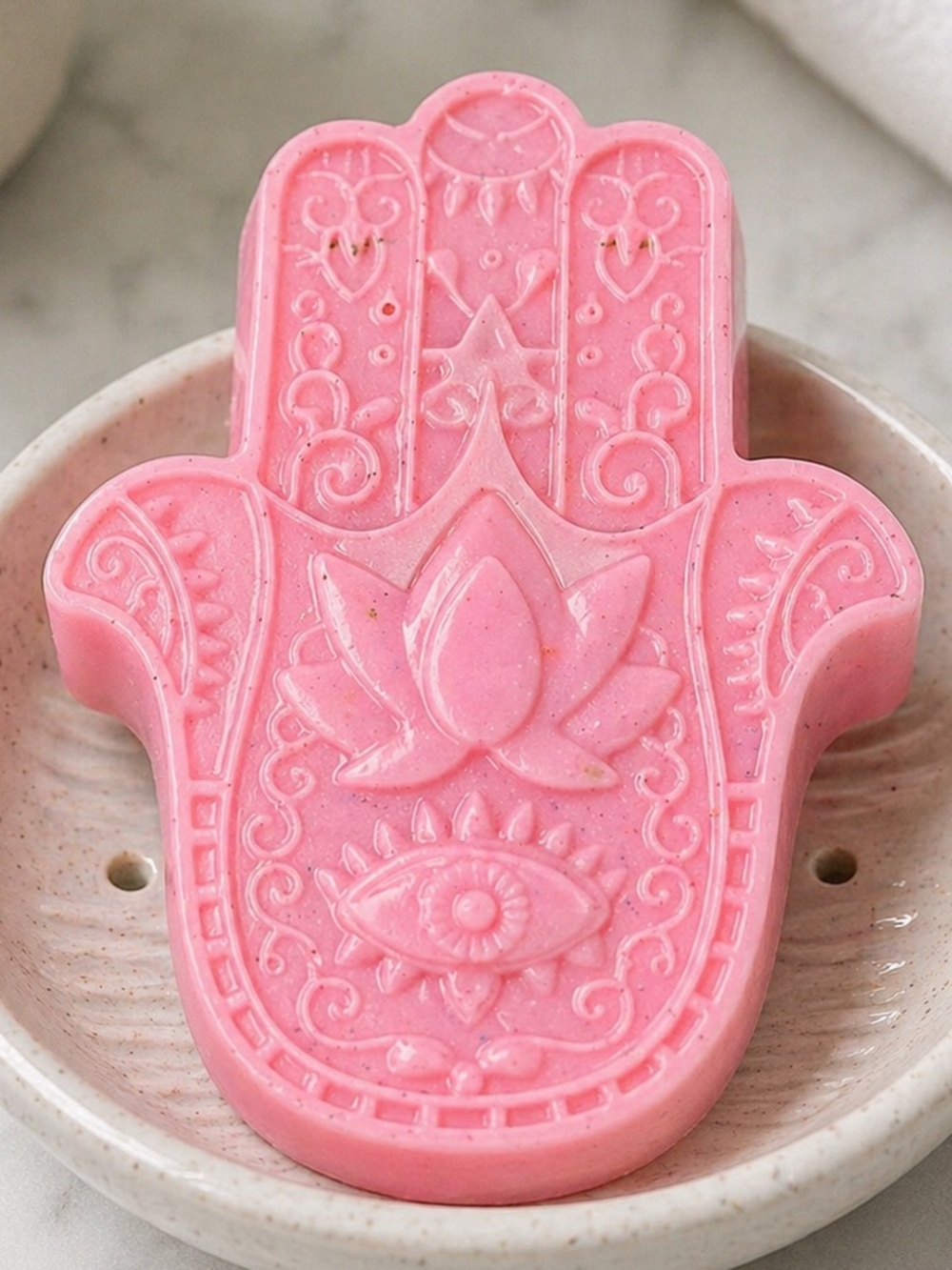Strawberry soap 4x2inch 5oz donkey milk based